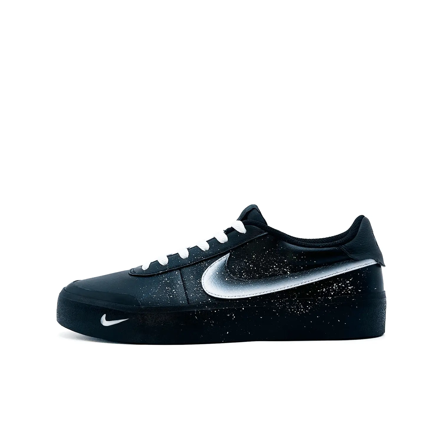 

Nike Кроссовки Court Shot Anti Slip, износостойкие, низкие, мужские, для скейтбординга, черные, белые