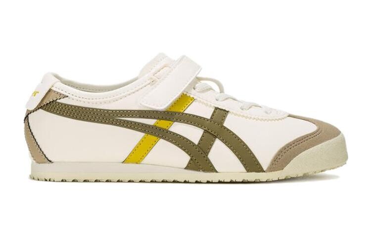 Кроссовки Onitsuka Tiger MEXICO 66 Kids Lifestyle Shoes Kids Low-top Beige/brown, коричневый — фото 3