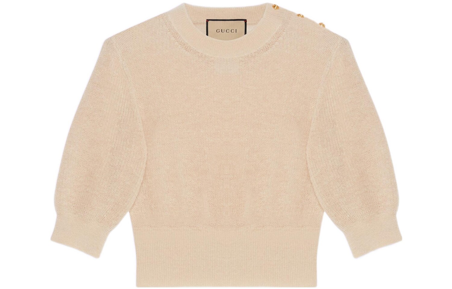 

Укороченный топ женский бежевый Gucci