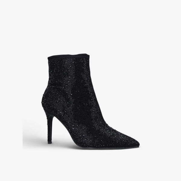 Плетеные туфли-лодочки Lovebird, украшенные драгоценными камнями Carvela, черный — фото 3