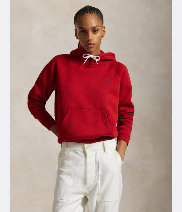 

Толстовка женская Polo Ralph Lauren с капюшоном, красный
