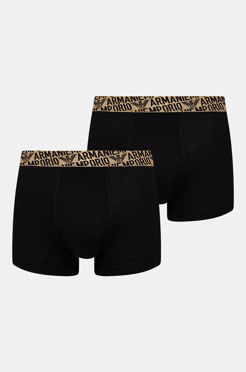 

2 упаковки боксеров Emporio Armani Underwear, черный