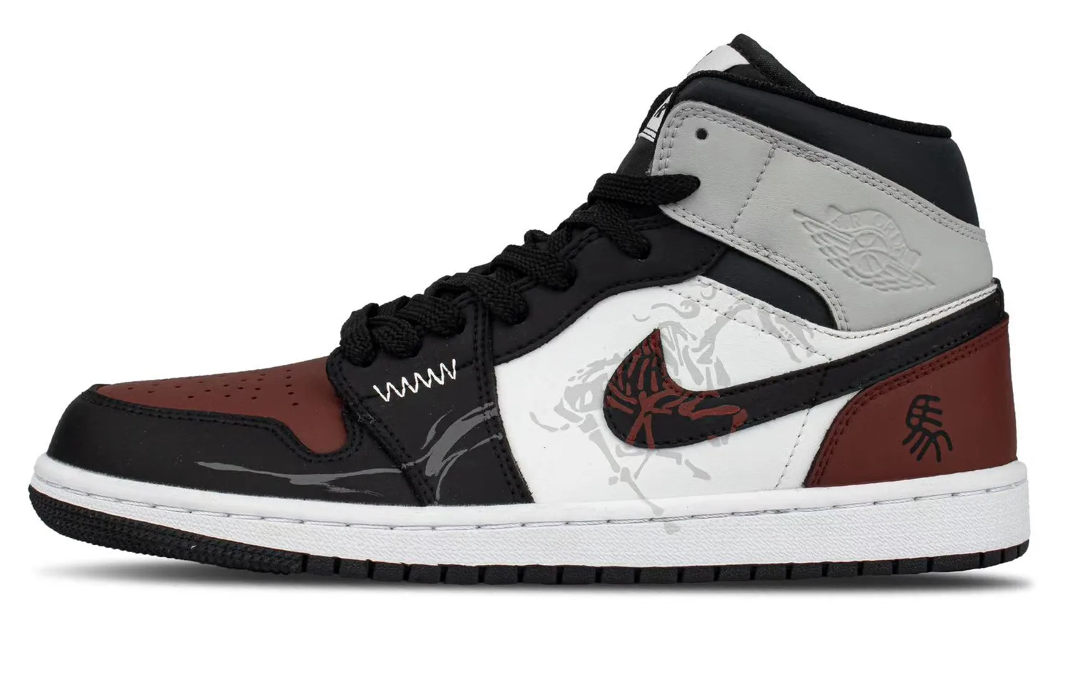 Jordan Кроссовки Air 1 Vintage Unisex Red Black