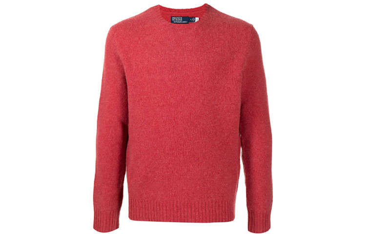 

Polo Ralph Lauren Кашемировый свитер мужской красный