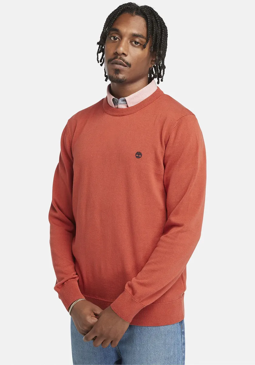 

Свитер Timberland с круглым вырезом "WILLIAMS RIVER Cotton YD Sweater", цвет Hot Sauce