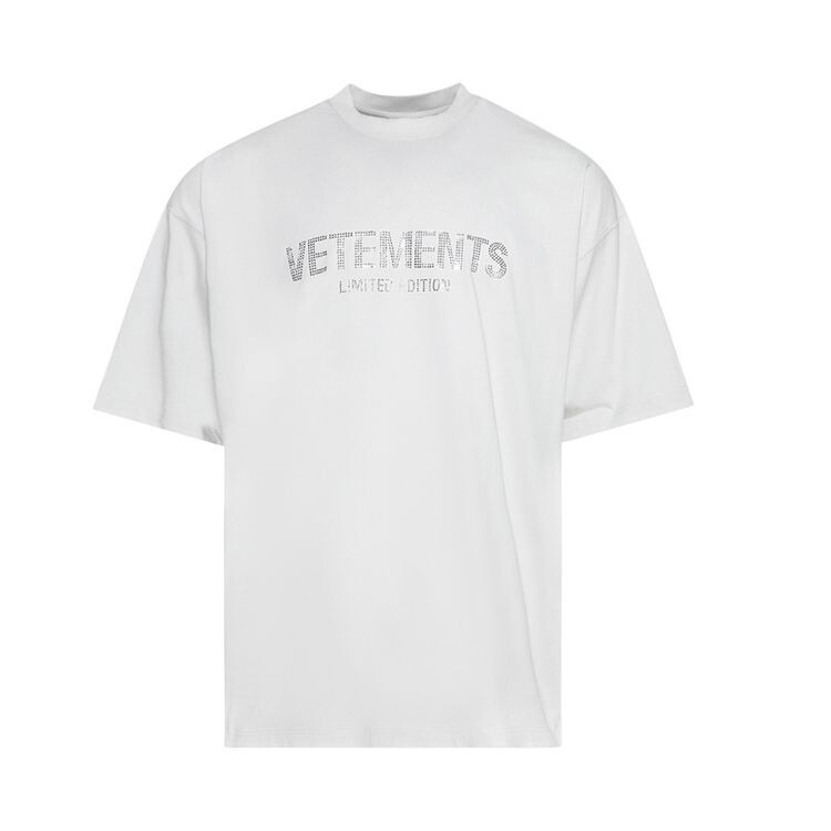 

Футболка Vetements Limited Edition Logo T-Shirt Oyster Mushroom, белый