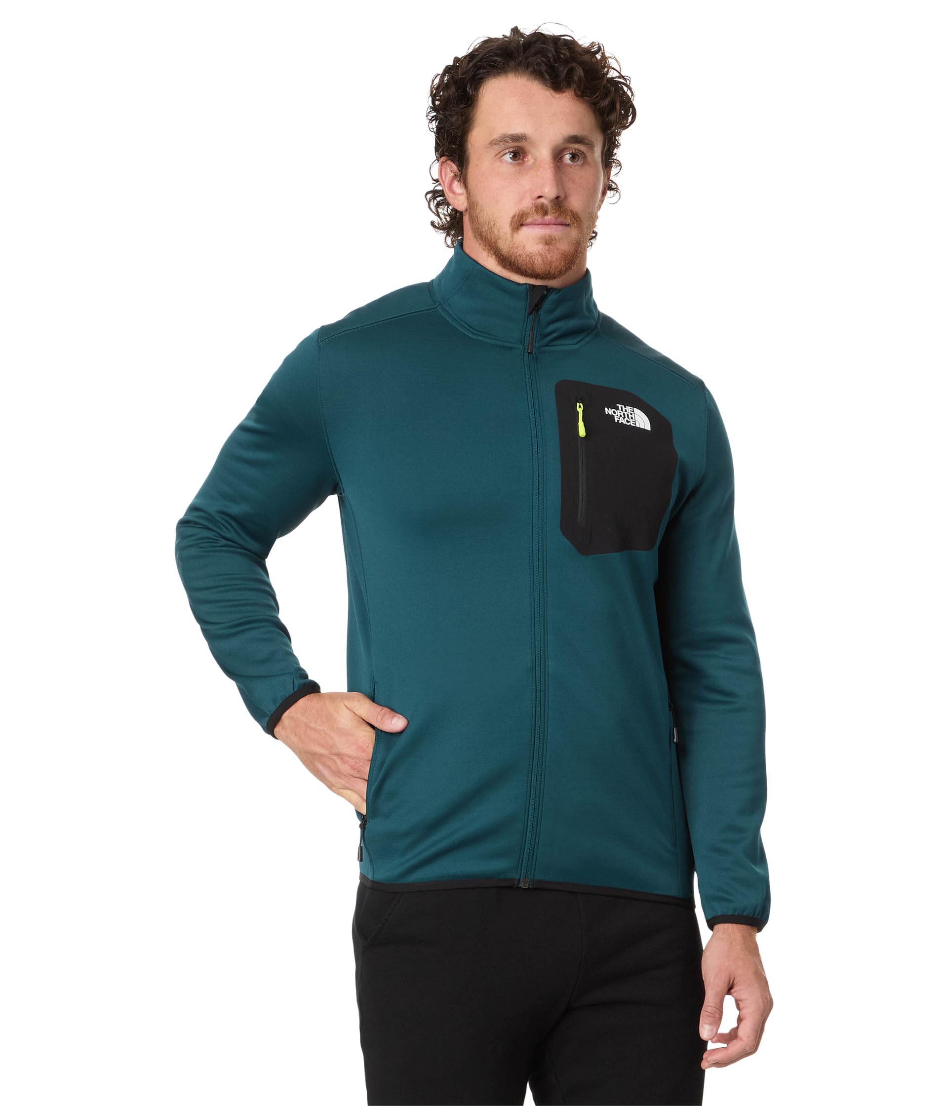 

Толстовка The North Face Crest Full Zip, Midnight Petrol/TNF Black