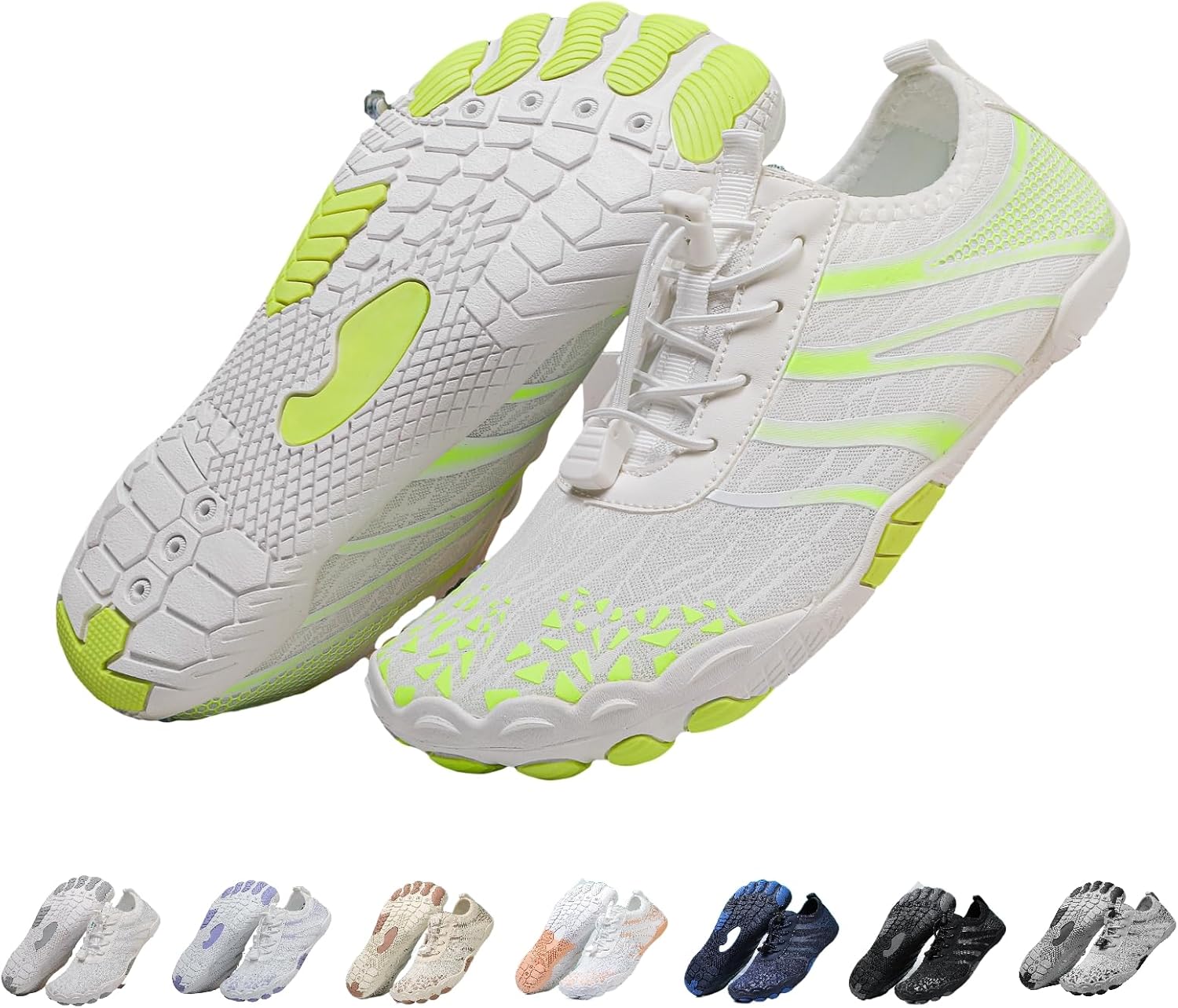 

Женские босоножки для походов, новые походные кроссовки для женщин и мужчин, дышащая и нескользящая спортивная обувь для трейла, удобные дышащие водонепроницаемые обувь с широкой носочной частью Kaeril, белый/зеленый