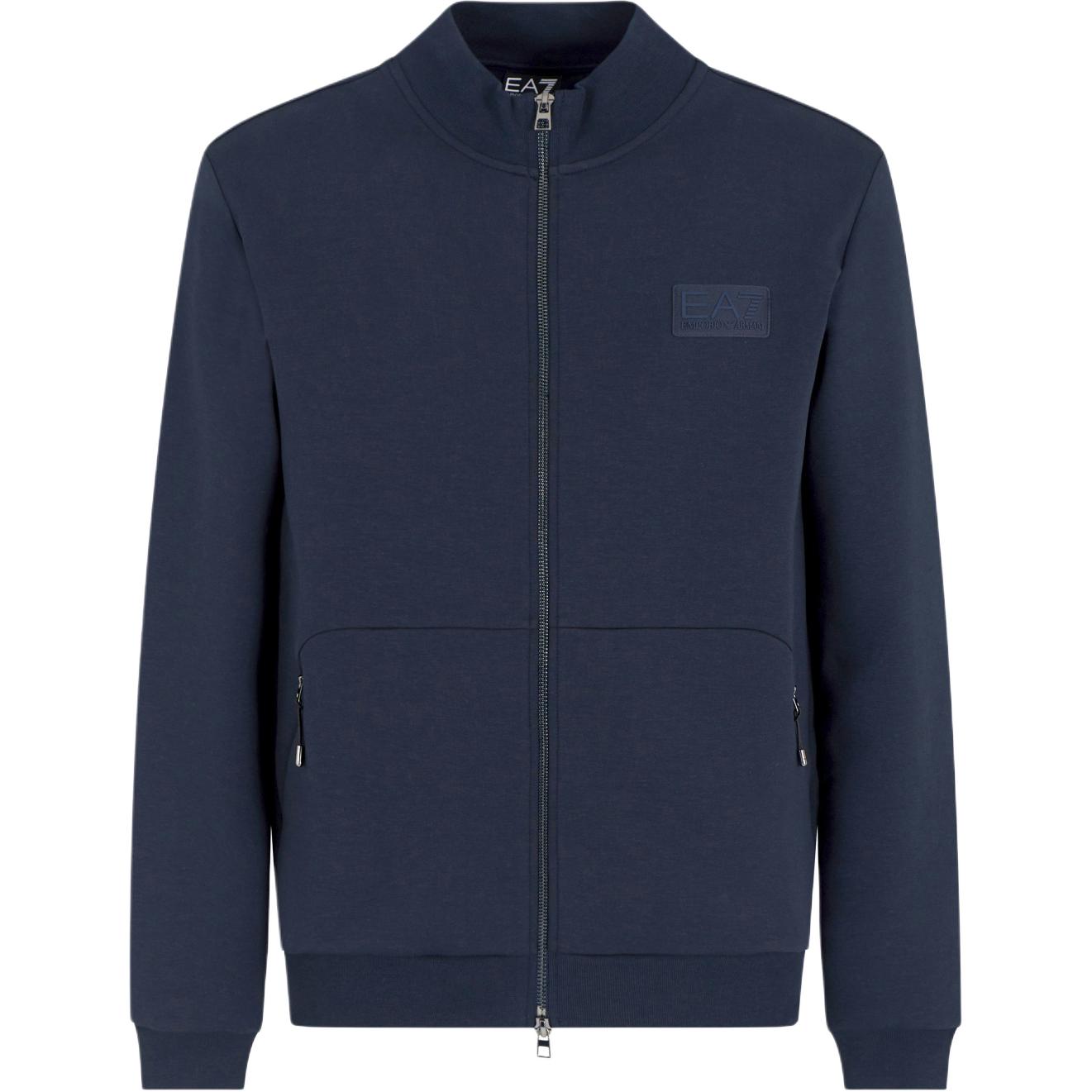 

Свитер Ea7 из смесового хлопка EMPORIO ARMANI, синий