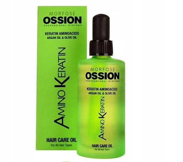 Morfose, Ossion, Amino Keratin Hair Care Oil, кератиновая сыворотка для поврежденных волос, 100 мл — фото 2
