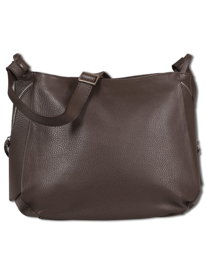 

Сумка через плечо Toscanto, кожа, темно-коричневый цвет, около 35 см Toscanto