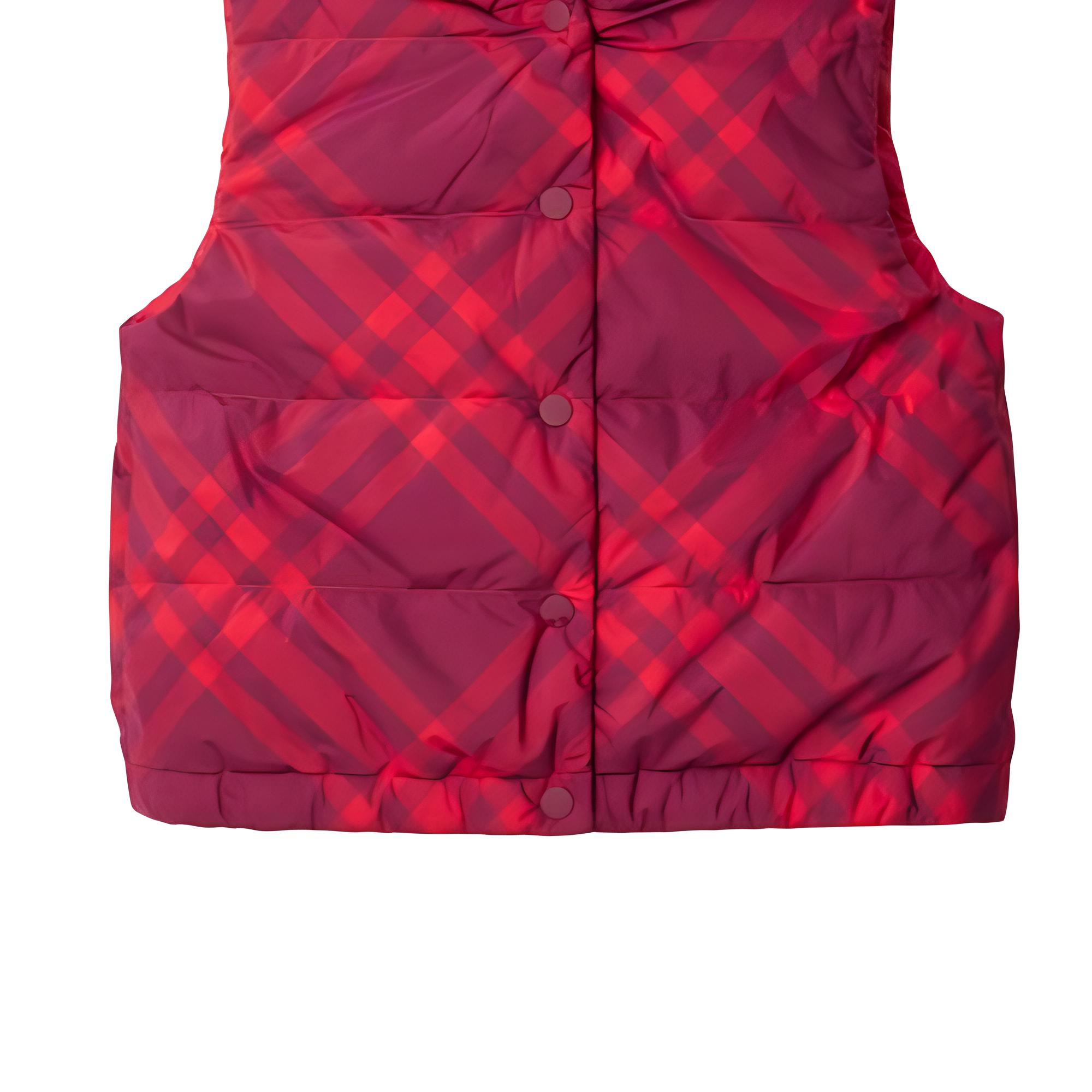 

Детский жилет Burberry, красный