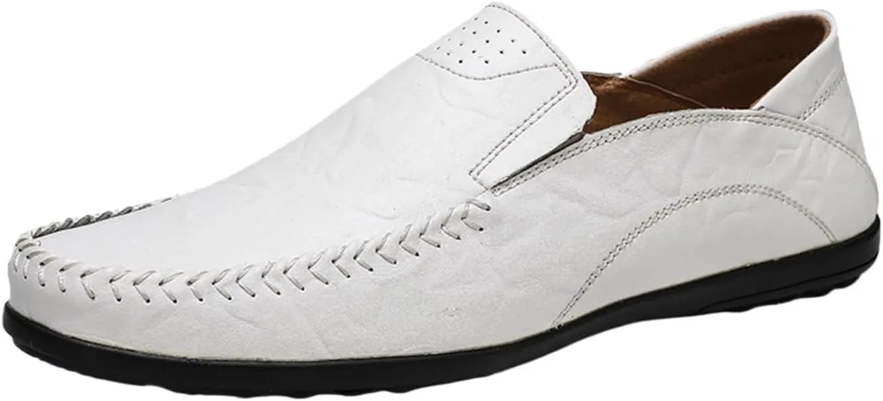 Лоферы мужские повседневные, White DHFIRUFSHLO