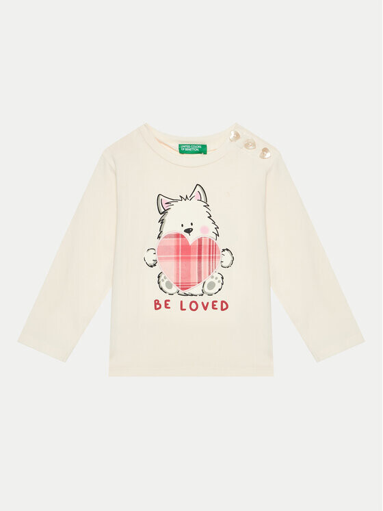 

Блуза стандартного кроя United Colors Of Benetton, экрю
