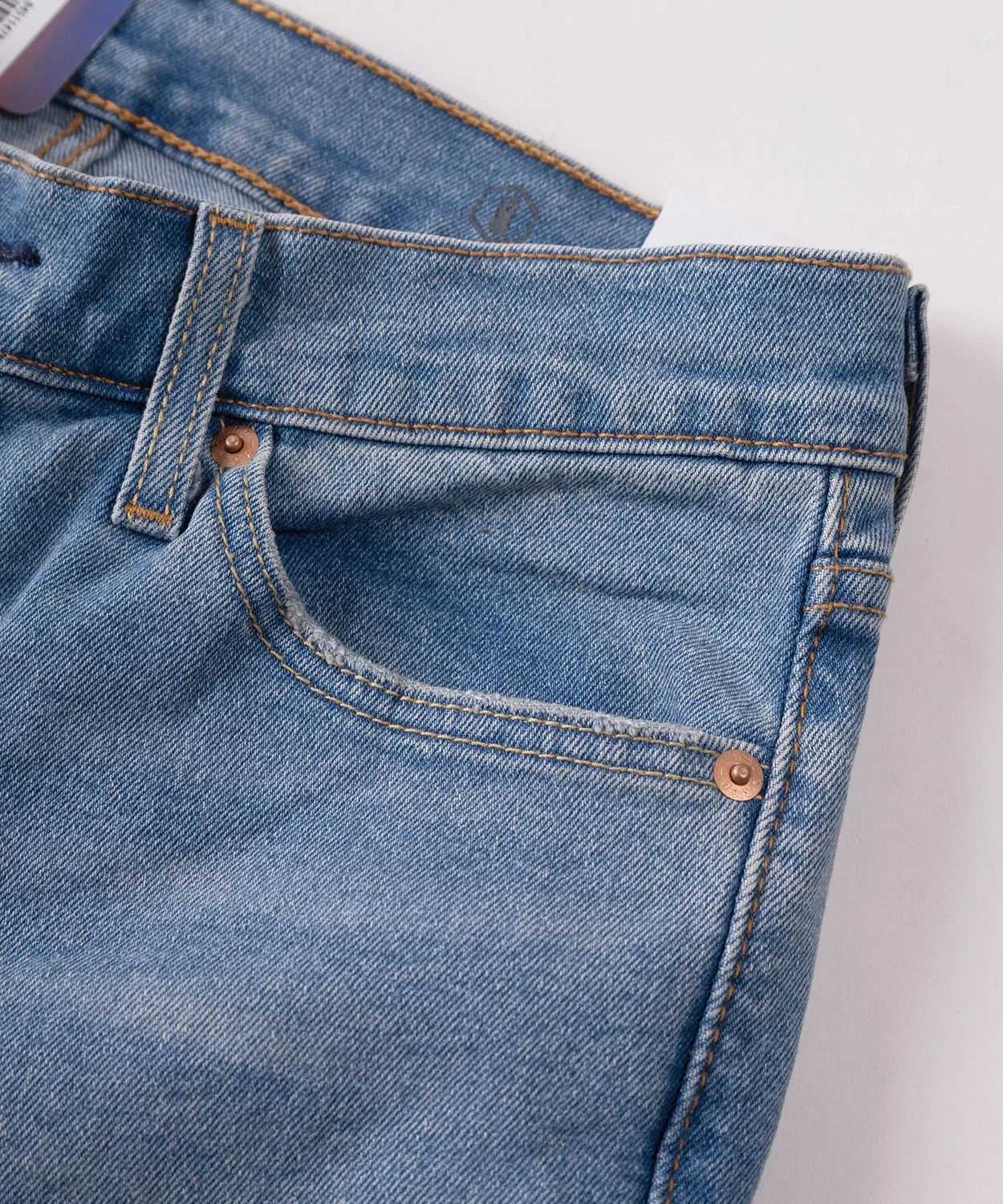 Джинсы Slim Fit Straight Levi's 511 stretch 5-pocket синие — фото 4