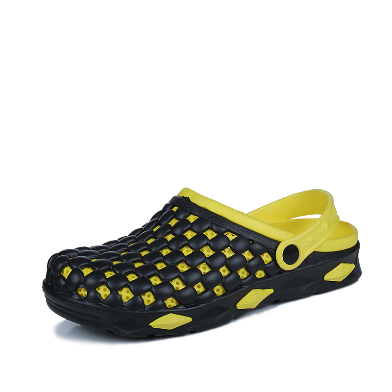 

KUPE Клоги мужские черно-желтые, цвет Black Yellow