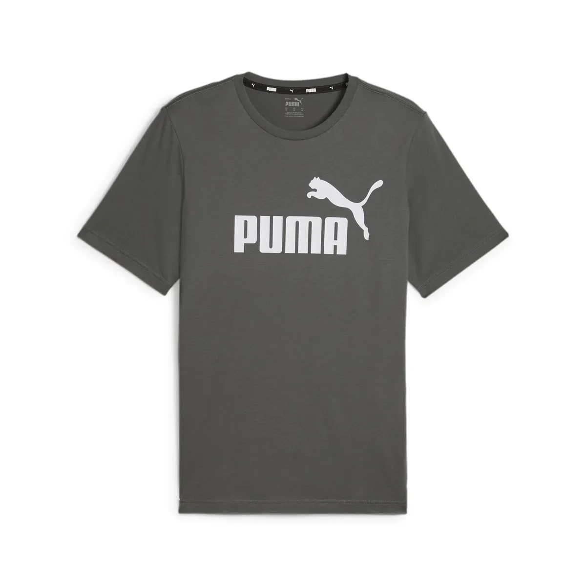 

Тренировочная футболка PUMA "Essentials Logo T-Shirt Men", серый