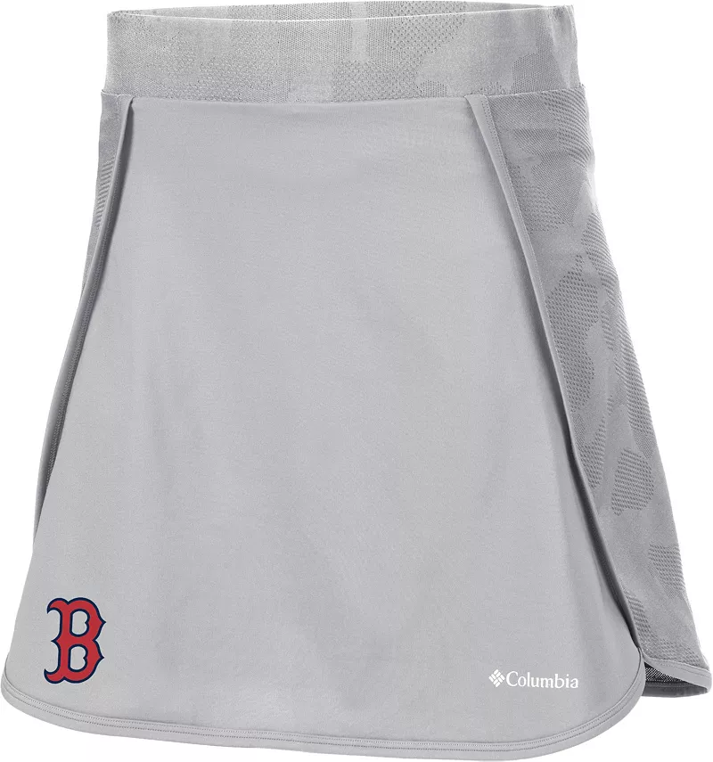 

Женская юбка Columbia Boston Red Sox Omni-Wick Up Next, серый