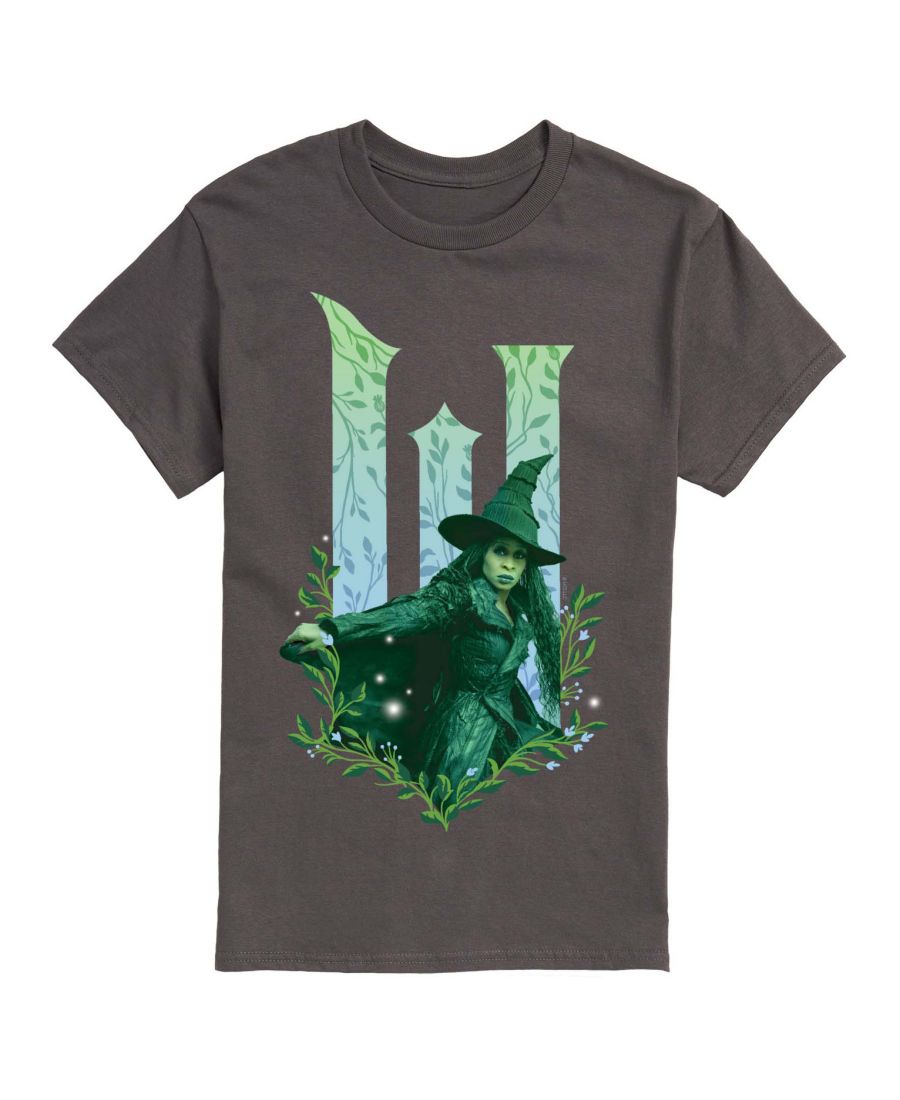 

Мужская футболка с коротким рукавом Wicked Part 2 Elphie No Good Deed с графическим принтом AIRWAVES, Gray