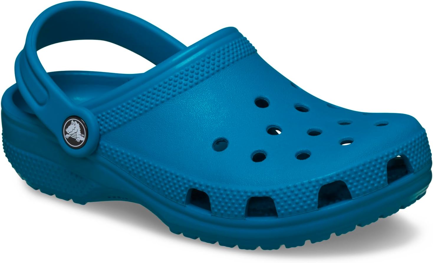 Классические сабо Crocs для детей, Turbo Teal — фото 2