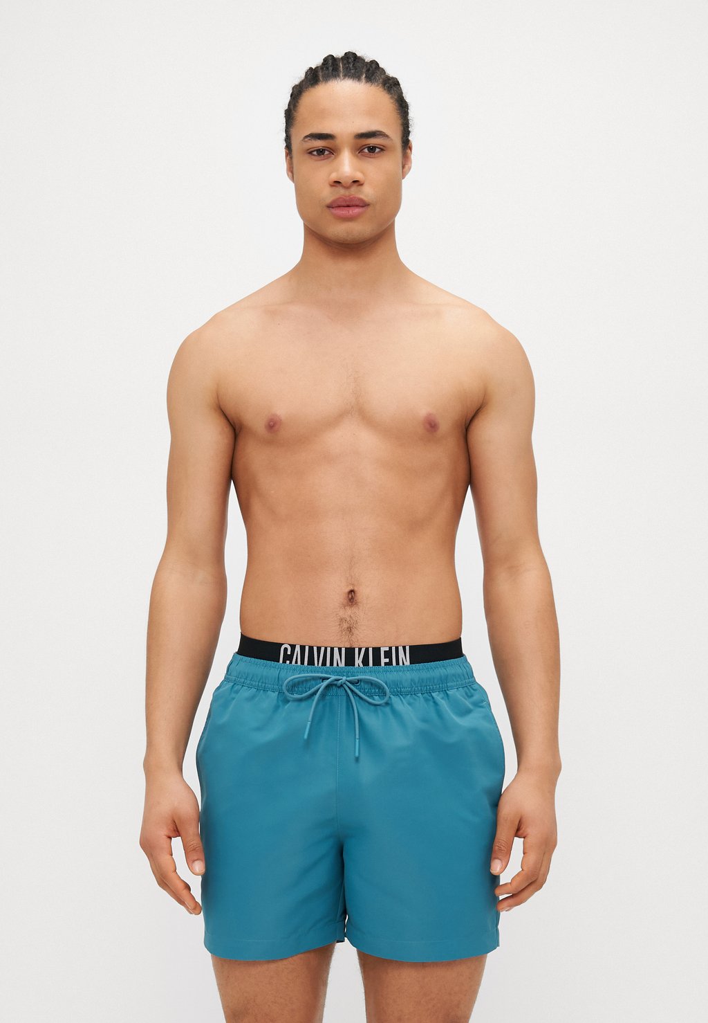 

Шорты для плавания MEDIUM DOUBLE Calvin Klein Swimwear, сине-серый