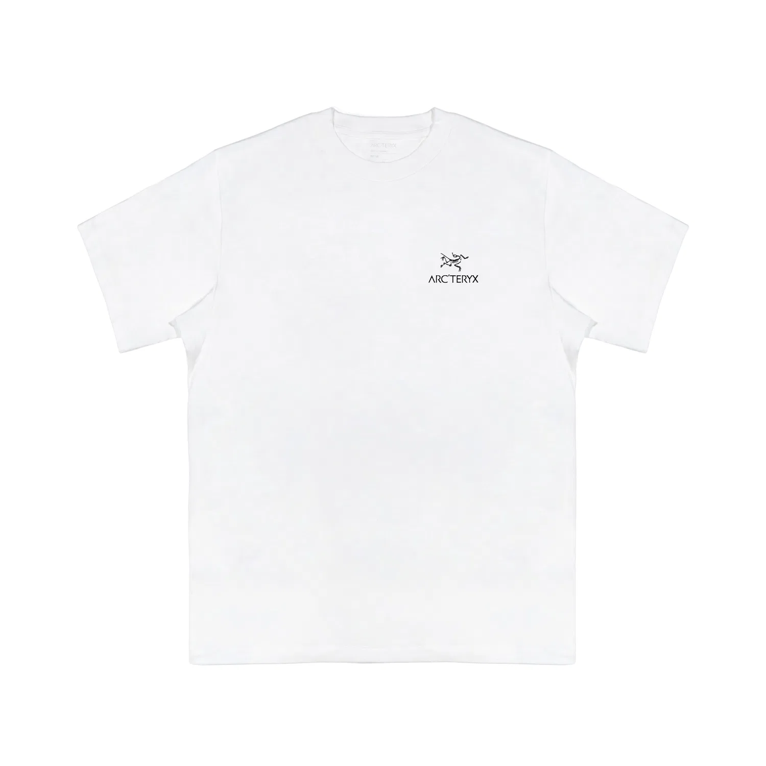 Футболка хлопковая с круглым вырезом Arcteryx Ivory White/Black — фото 4