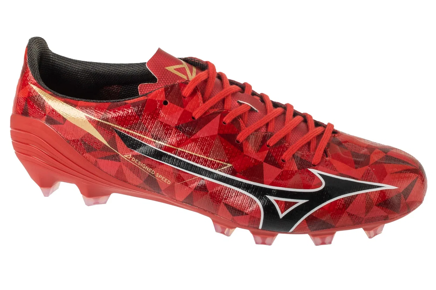 Футбольные бутсы, Mizuno, красный