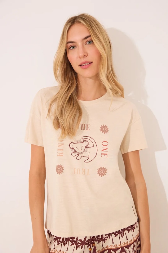 

Хлопковая пижама The Lion King Women'Secret, бежевый