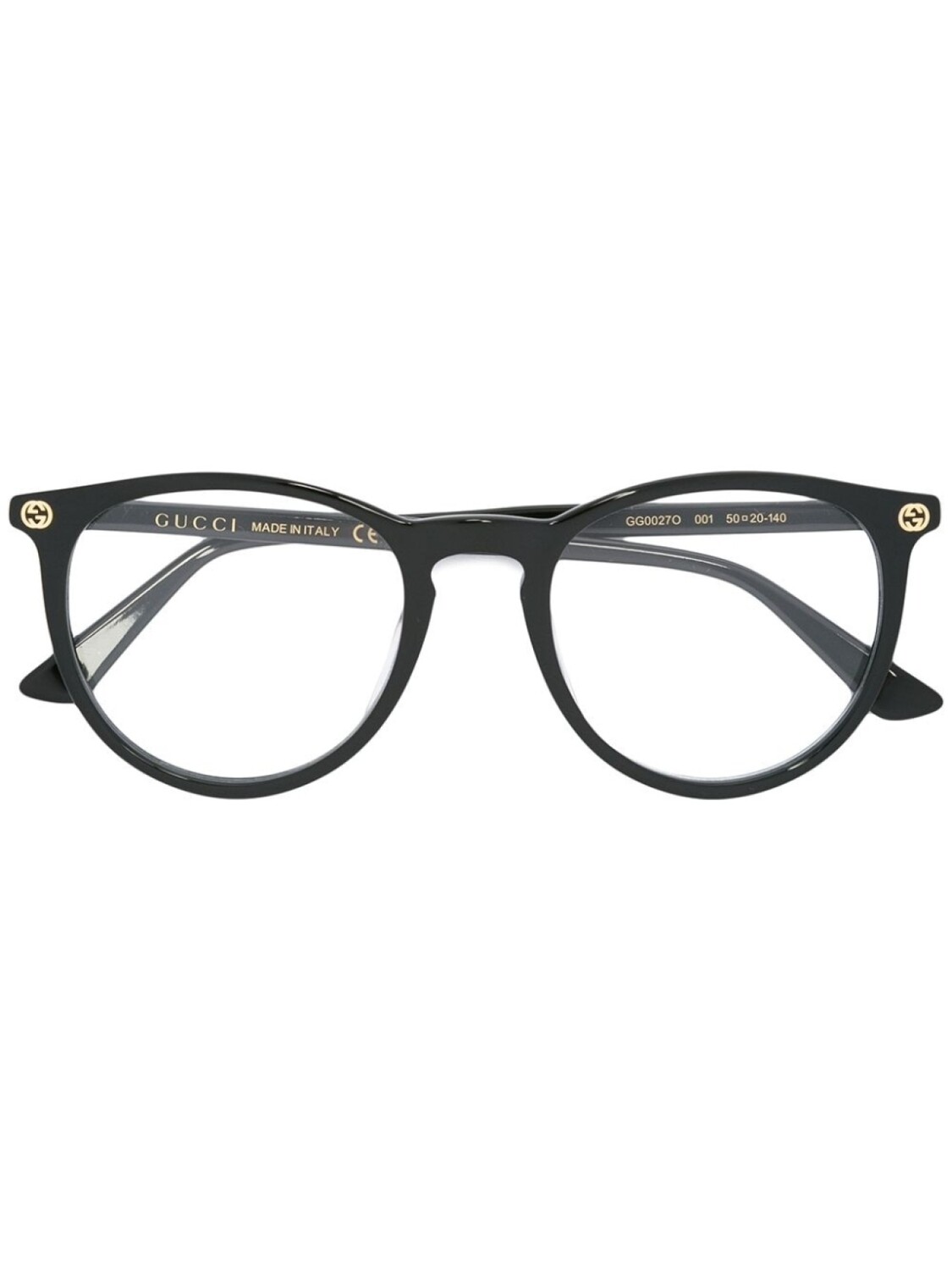 

Gucci Eyewear очки с круглой оправой, черный