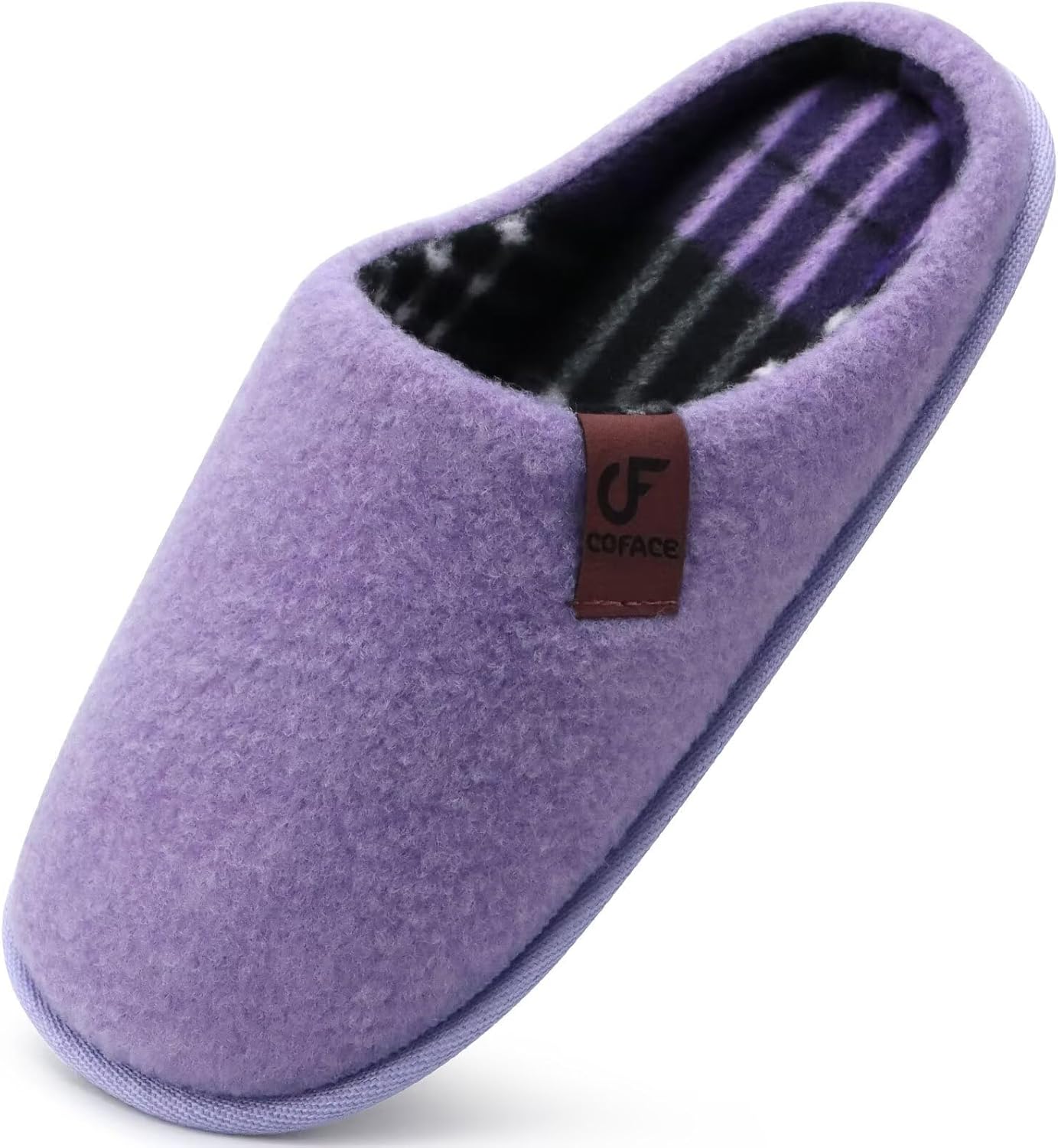 

Унисекс, мужские и женские, уютные домашние тапочки из пеноматериала с эффектом памяти, повседневные, теплые, для дома и улицы Coface, светло-фиолетовый