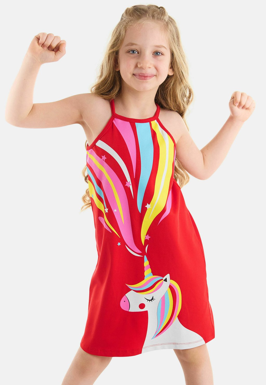 

Платье из джерси Denokids, красный