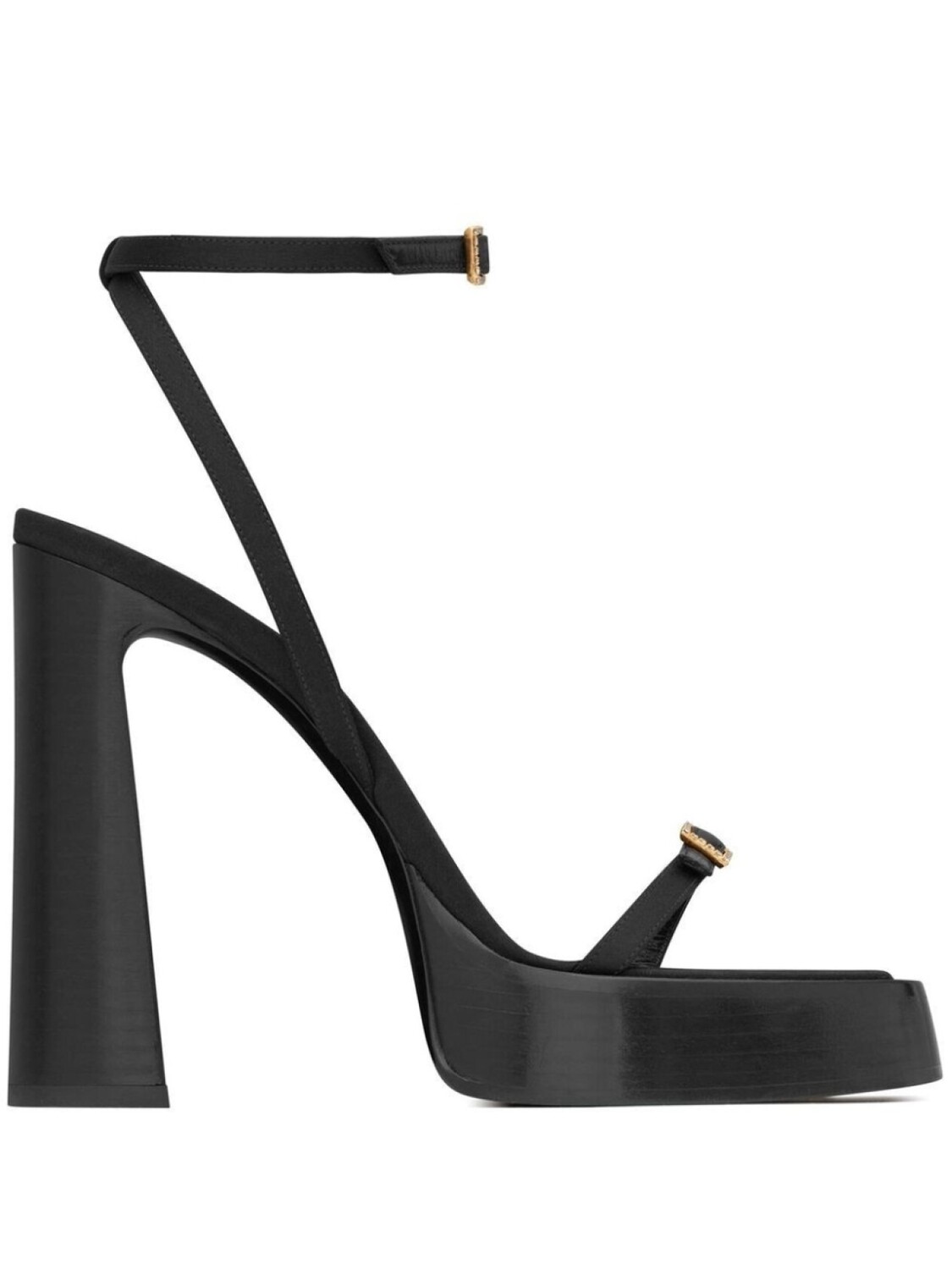 

Saint Laurent босоножки Platz 105 на платформе, черный