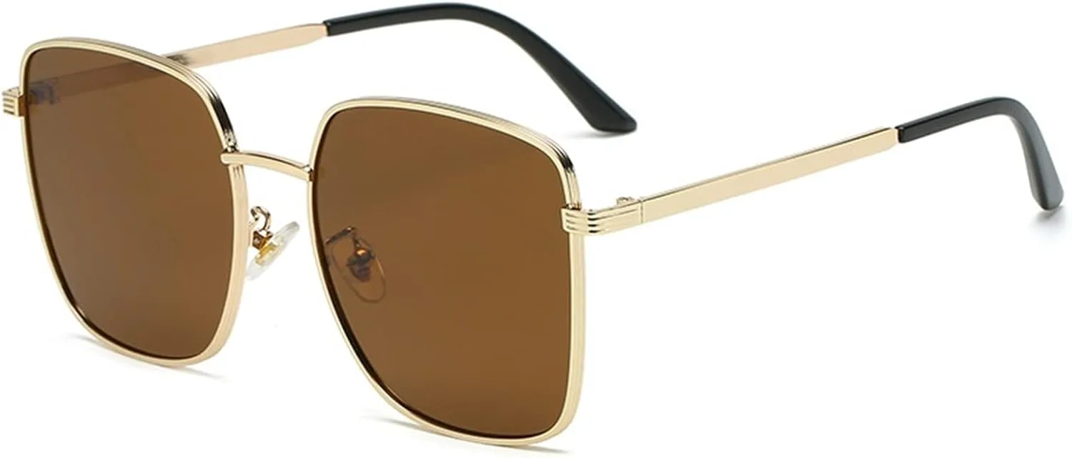 

Солнцезащитные очки XINXIN в стиле ретро, ​​большие квадратные, для мужчин и женщин, для отдыха на природе, пляжа и вождения (Цвет: C, Размер: Средний), C