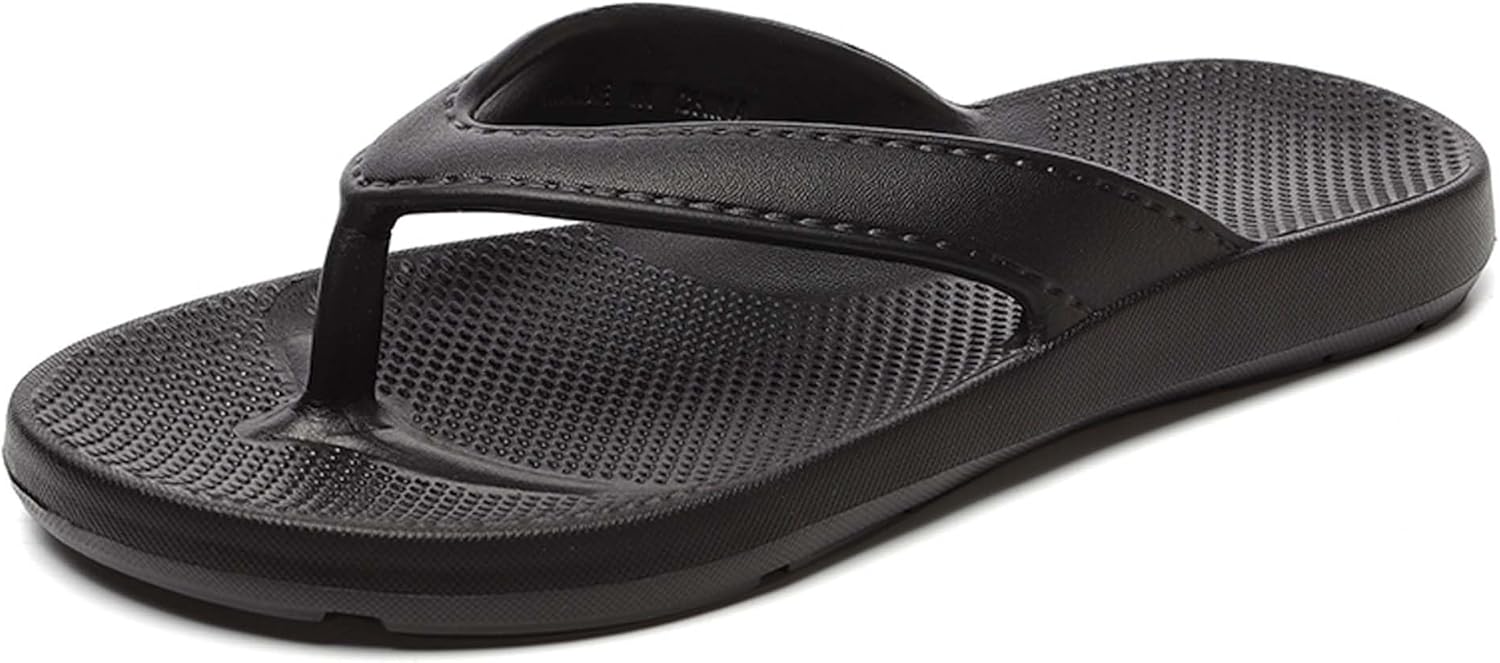 

Мужские летние шлепанцы UANGLI из ЭВА, с узором елочка, для пляжа, легкие, удобные, мягкие, нескользящие, модные и повседневные, черный