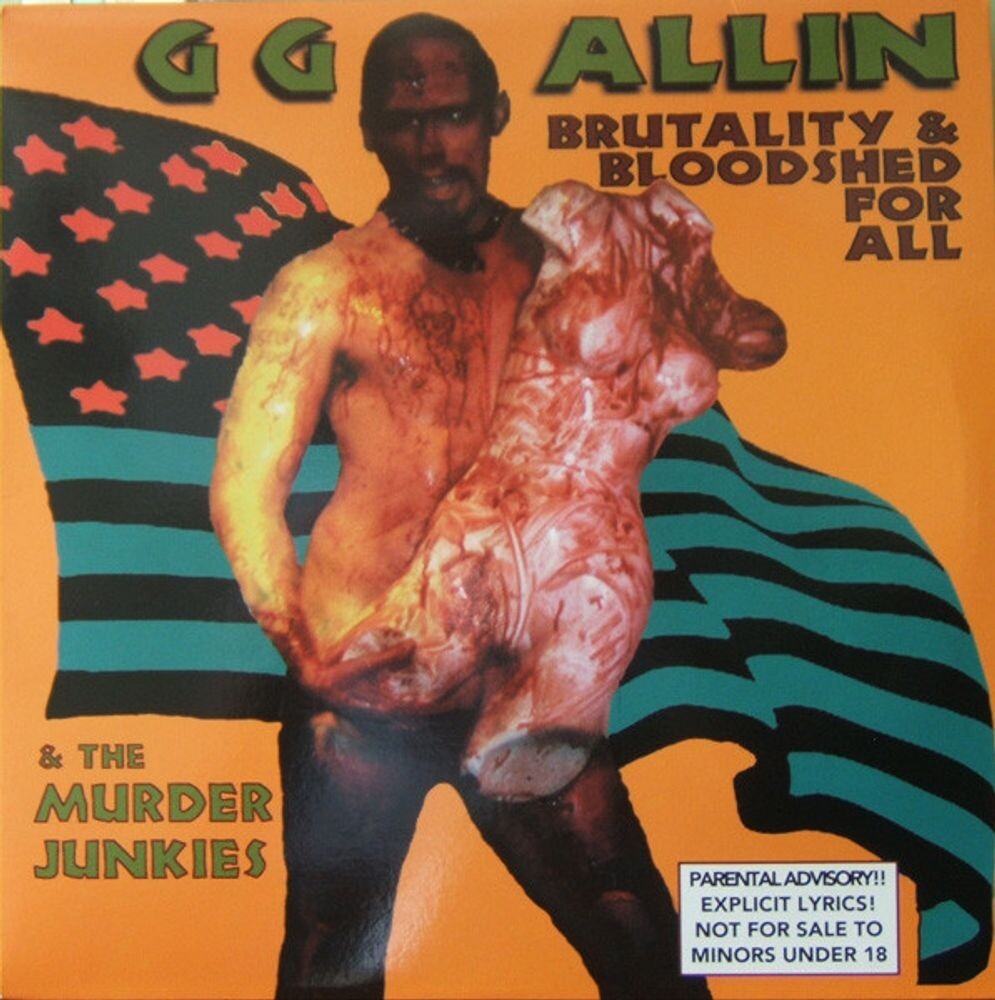 

Виниловая пластинка LP Brutality & Bloodshed For All [Explicit] - G.G. Allin, The Murder Junkies