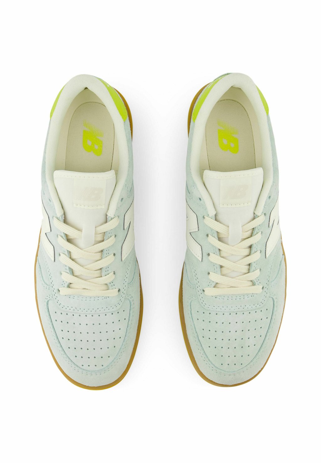 Низкие кеды New Balance, зеленый — фото 3