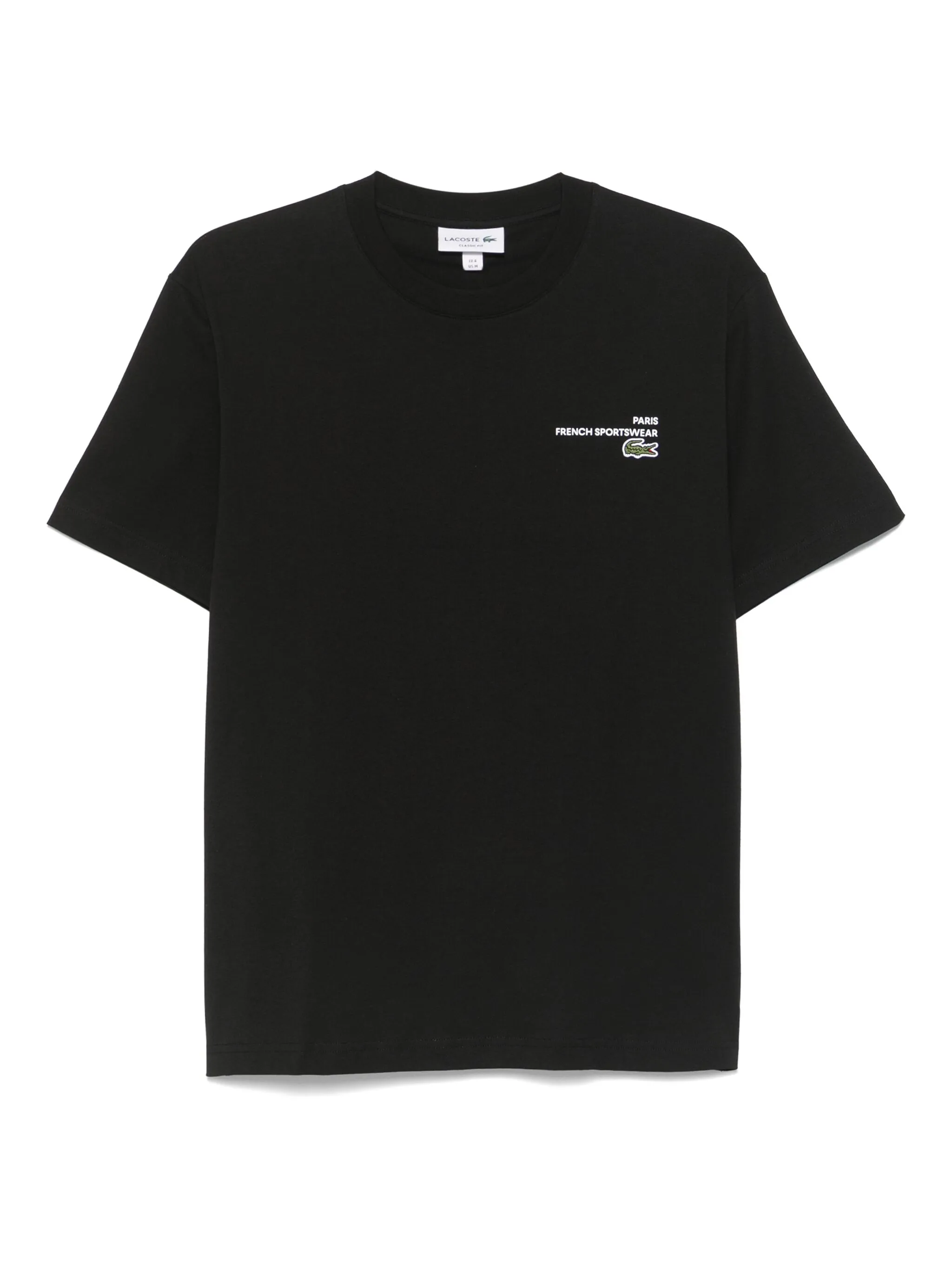 

Футболка с графичным принтом Lacoste, черный