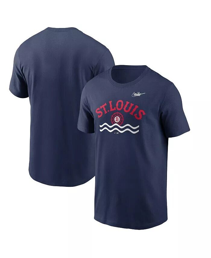 

Мужская темно-синяя футболка St. Louis Cardinals Wheel Hometown Nike