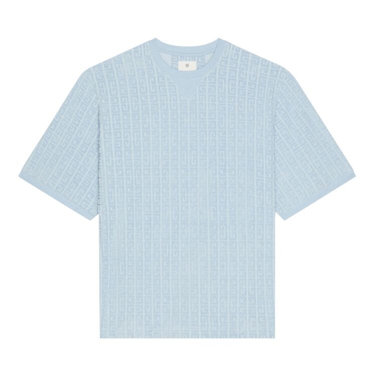 

Футболка Givenchy Towelling Short-Sleeve Tee Sky Blue, синий