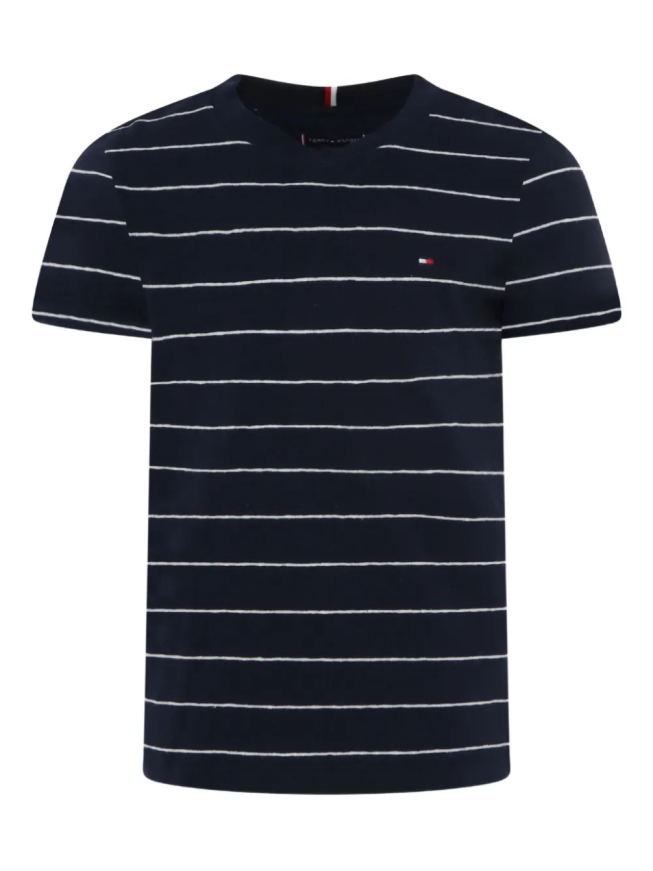 

Полосатая футболка с коротким рукавом Tommy Hilfiger Junior, синий