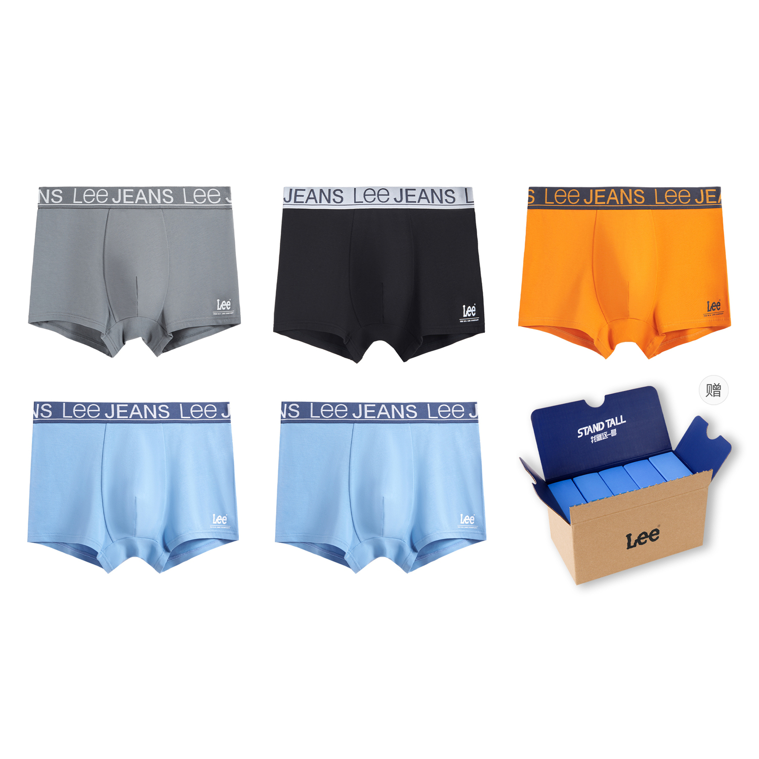

Lee Подарочный набор мужского белья 5 пар