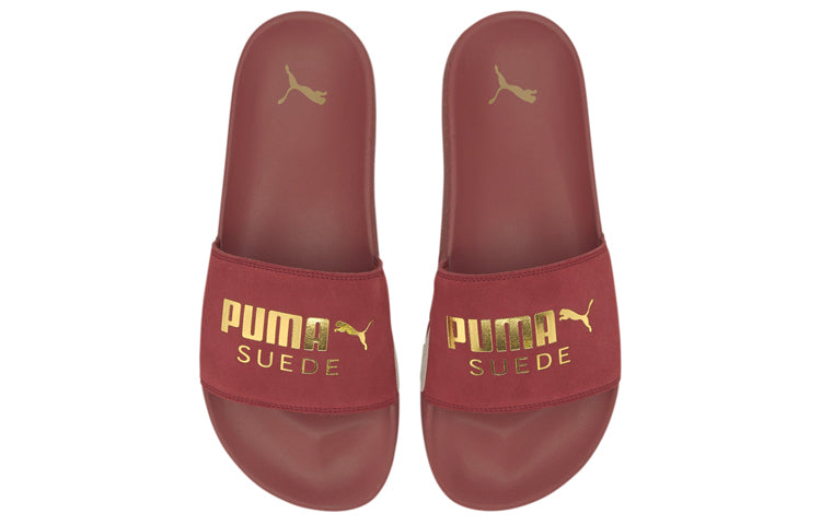 Шлепанцы PUMA Leadcat FTR Suede Classic Slide 'Burnt Russet', красный — фото 3