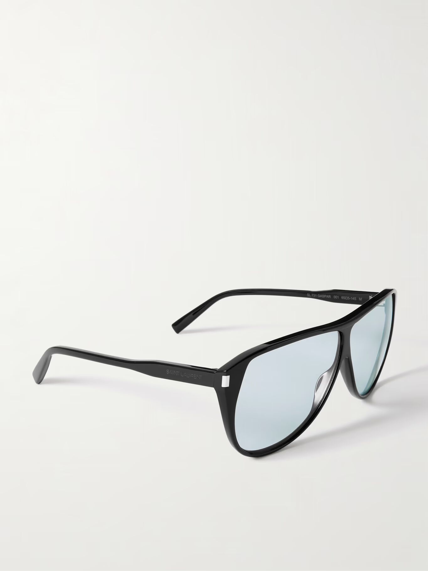 

Солнцезащитные очки-авиаторы из ацетата SAINT LAURENT EYEWEAR, черный