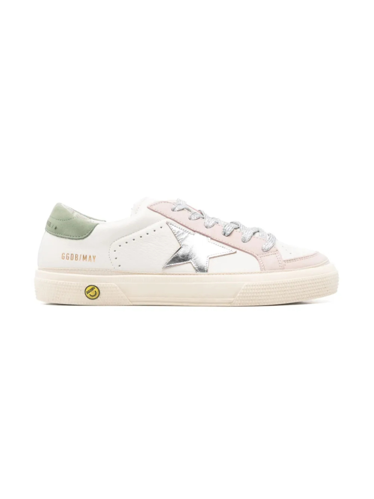 

Golden Goose Kids кроссовки May, белый
