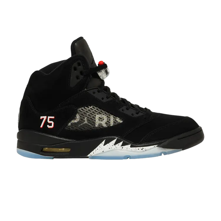 

Кроссовки Air Jordan Paris Saint-Germain x Air Jordan 5 Retro 'Black' Sample, черный