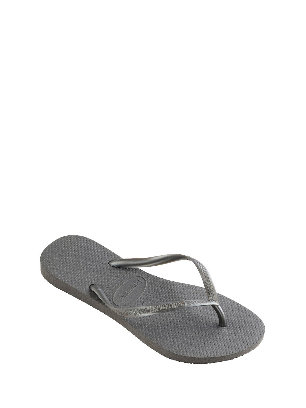 

Узкие серые тапочки морского цвета Havaianas