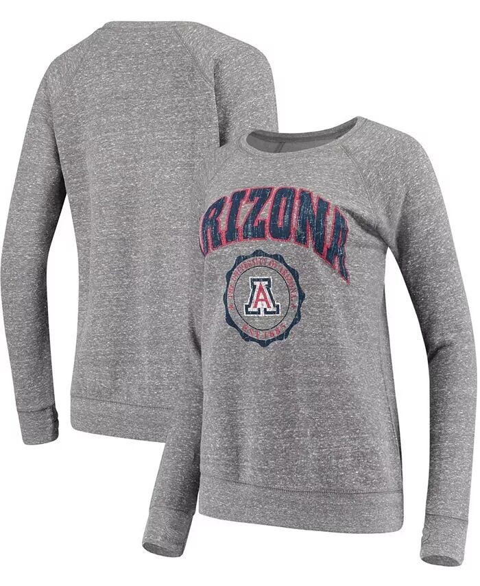

Женский серый свитшот Arizona Wildcats Edith в винтажном стиле Knobi Pressbox