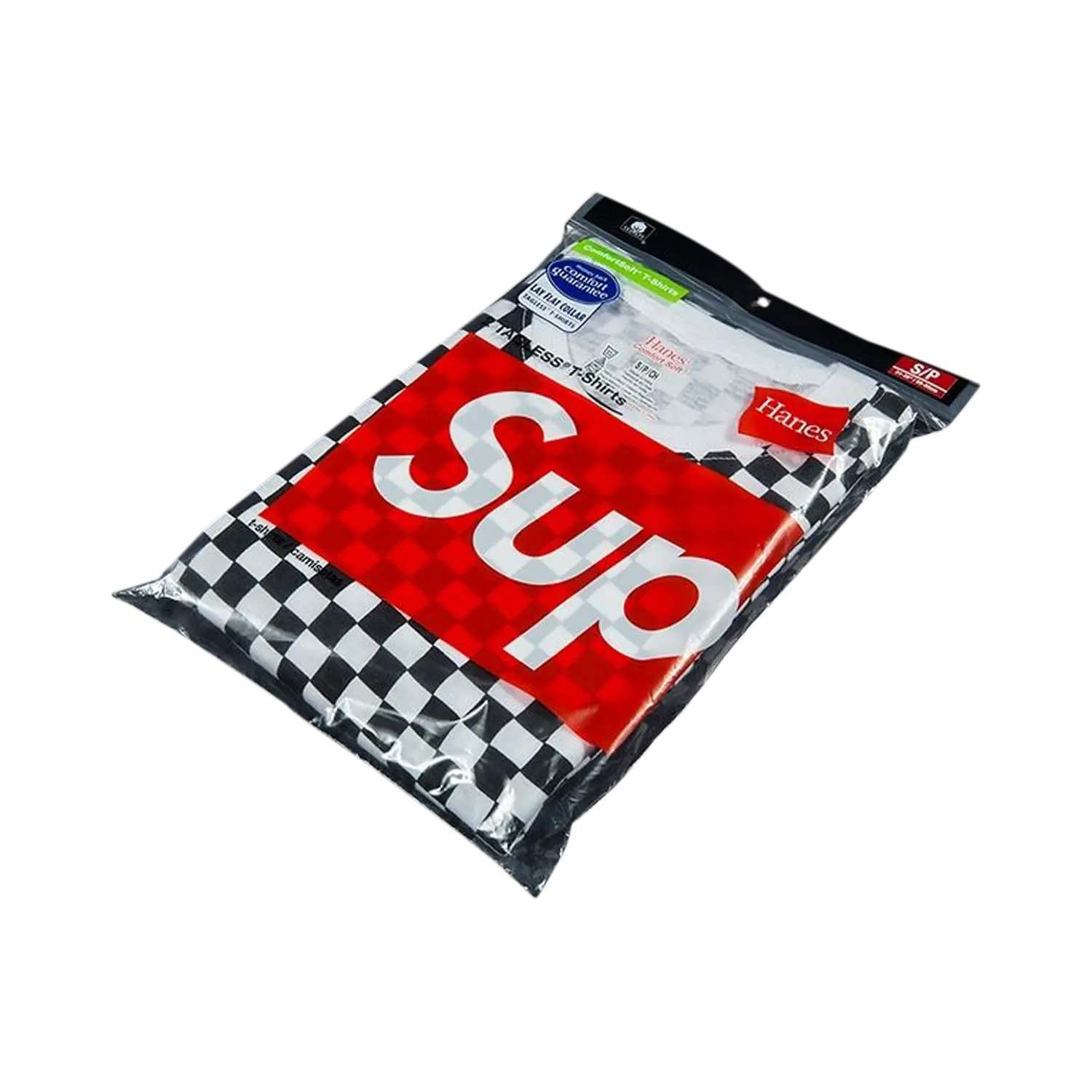 

Футболки без бирок Supreme x Hanes в клетку Клетчатка