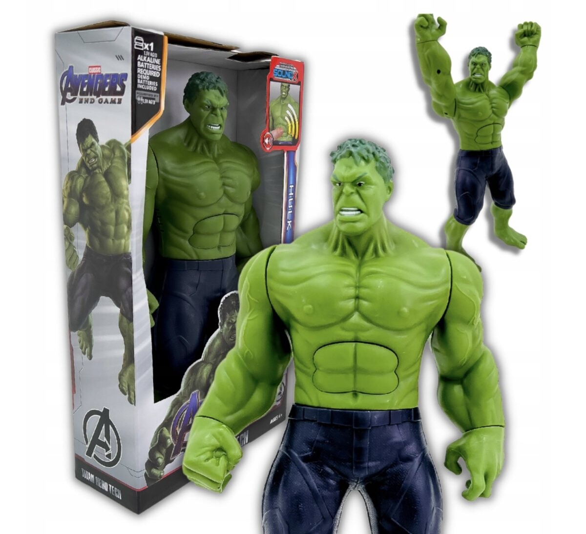 

ИНТЕРАКТИВНАЯ ФИГУРКА ХАЛКА МСТИТЕЛЕЙ 30см Avengers
