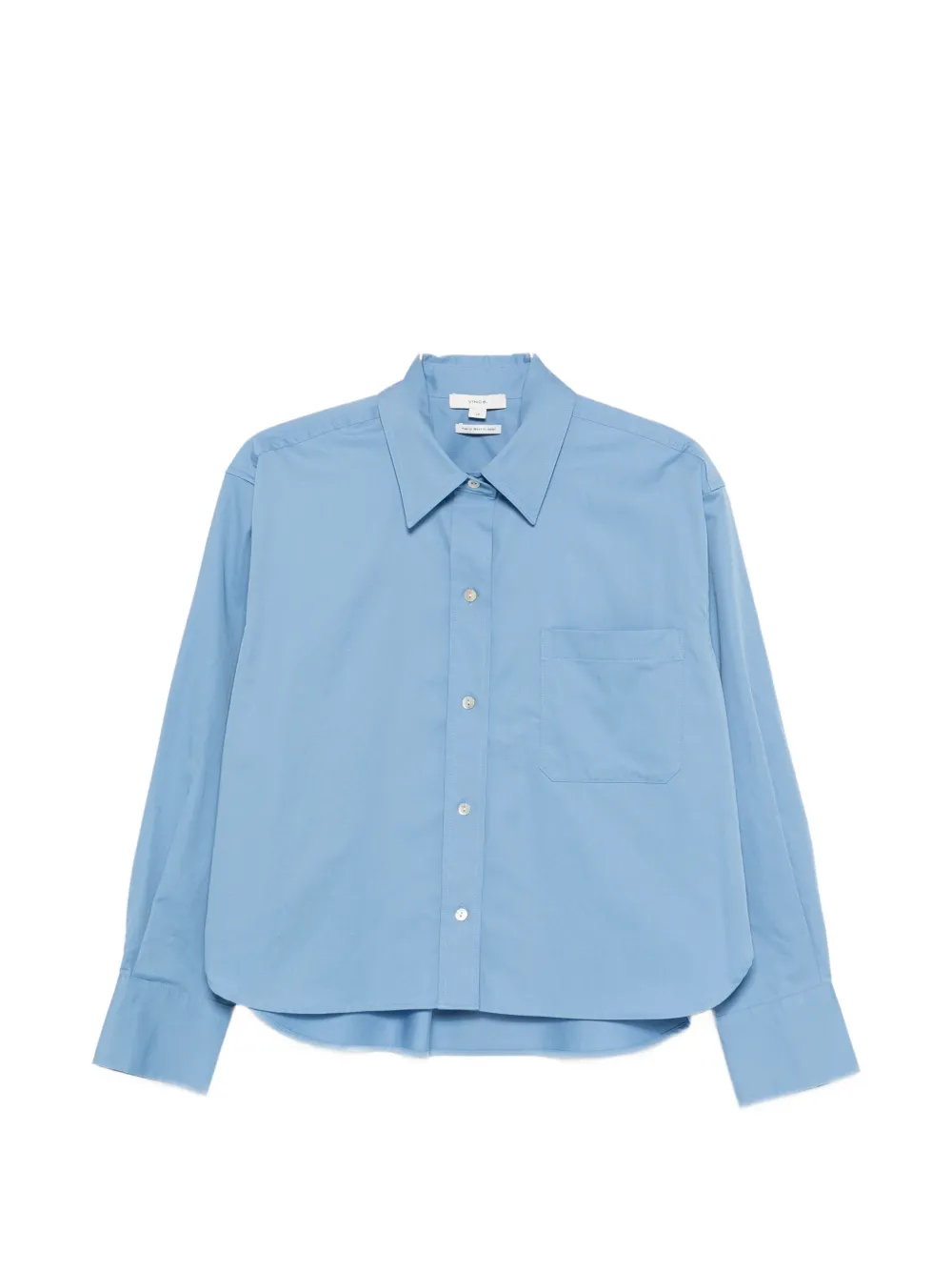 

Рубашка с нагрудным карманом Vince, синий